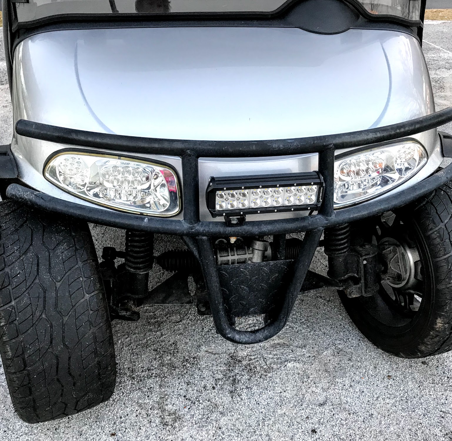 golf cart lights headlights light bar ezgo