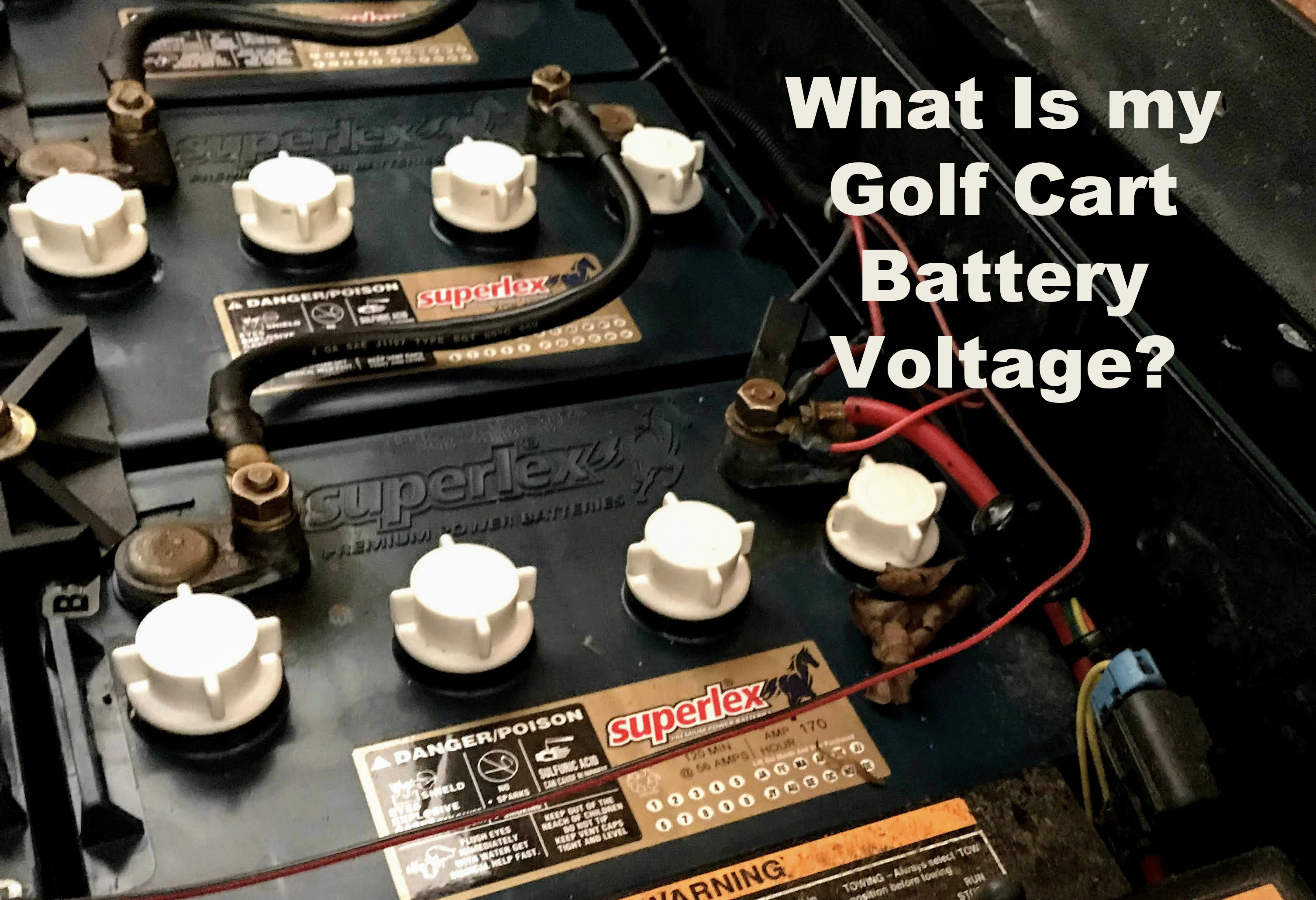 used golf cart batteries