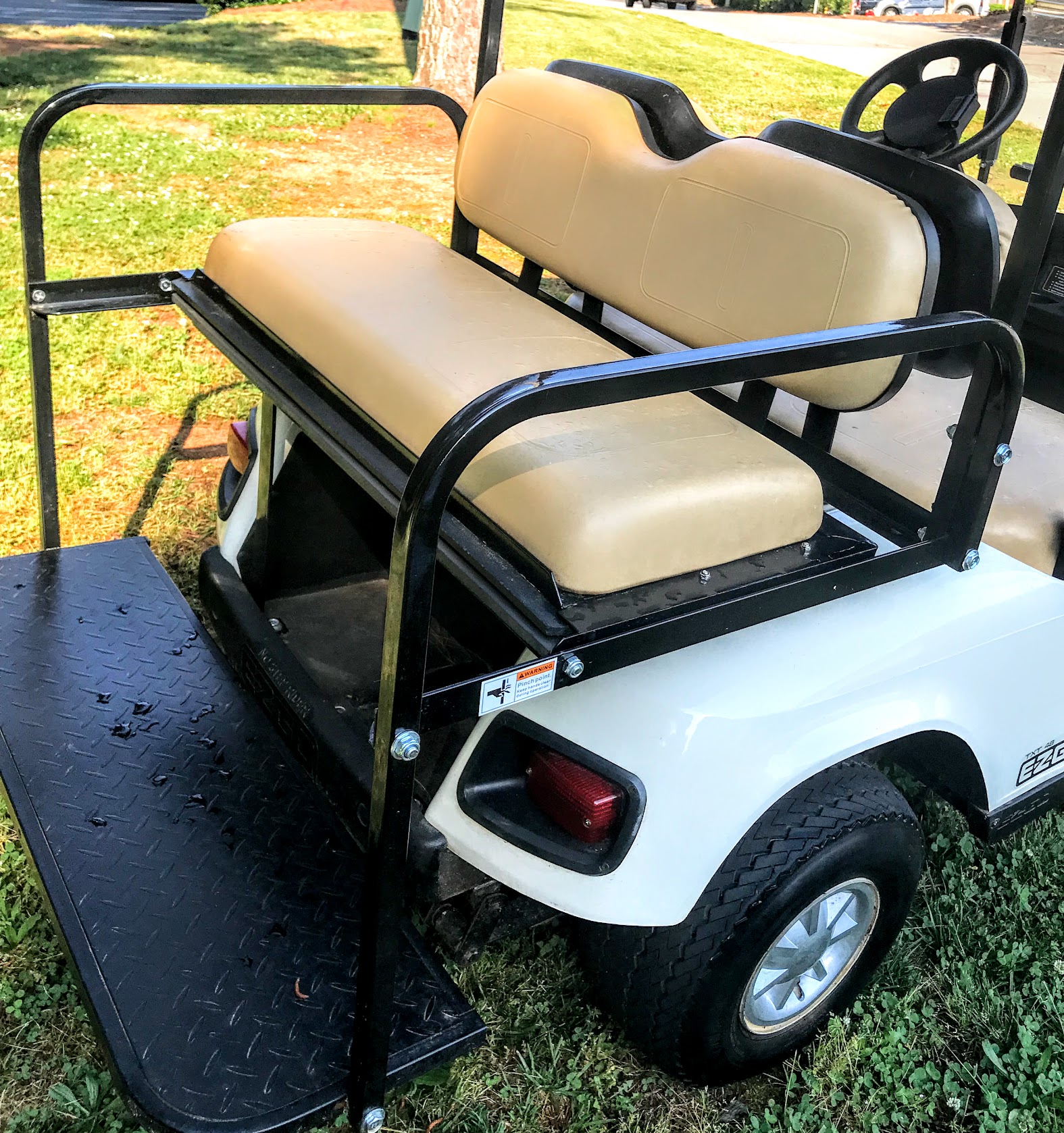 Club Car Golf Cart Rear Seat Kit